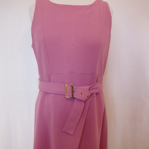 Nanette Deco Pink Floral Vibrance Dress Sz 10 - Picture 5 of 10